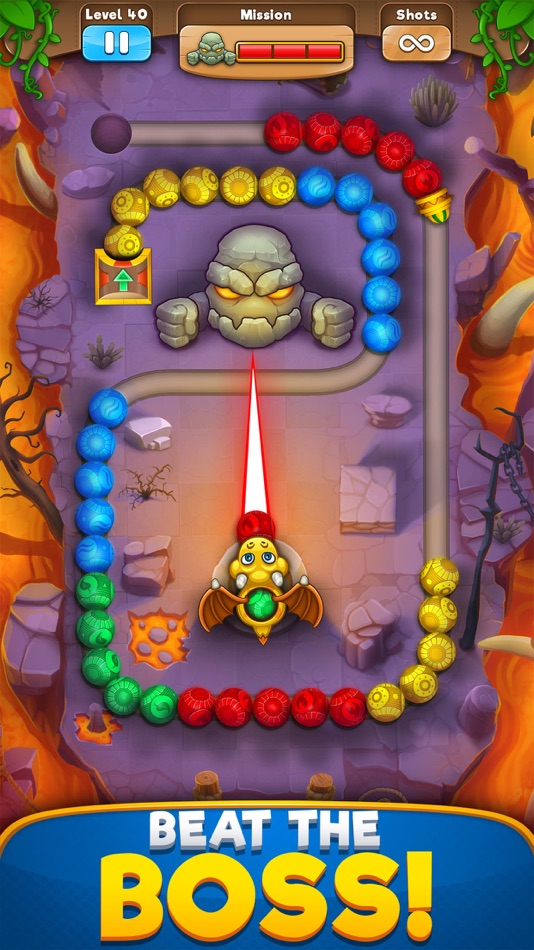 #2. Marbelicious: Marble Blast (iOS) Podle: Mystic Mage Studios