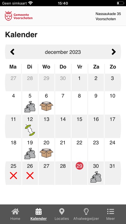 Afvalkalender Voorschoten