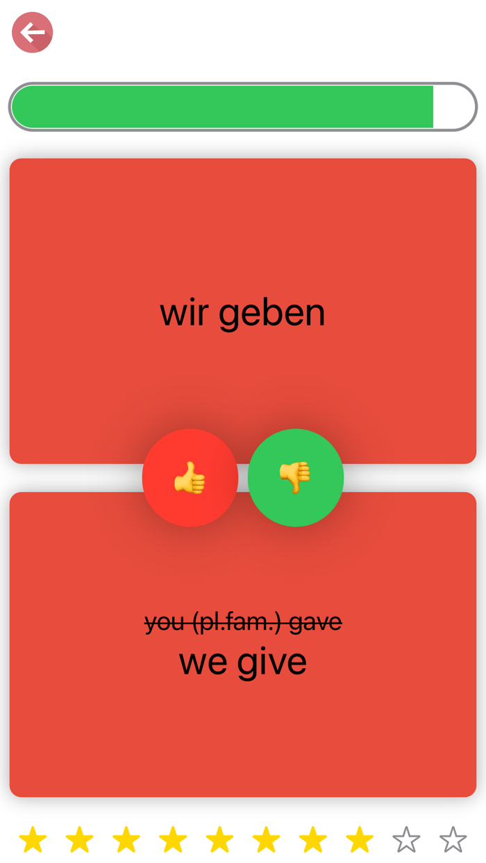 German Verb Blitz