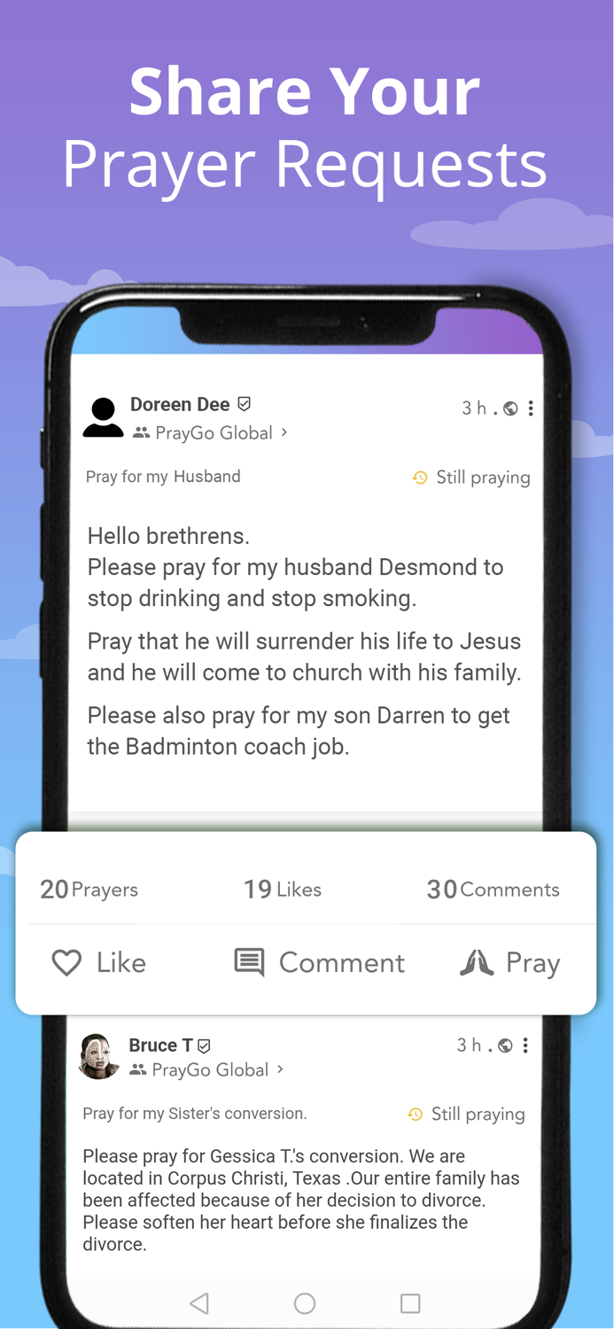 Pray Go -Christian Prayer App