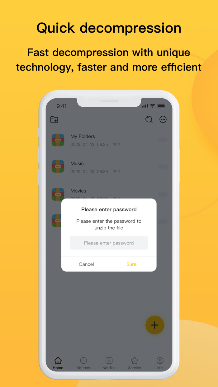 Decompression-RAR 7Z ZIP