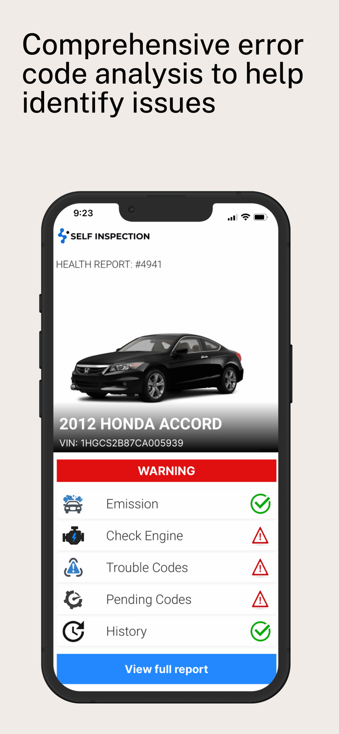 Mechanical Self Inspection