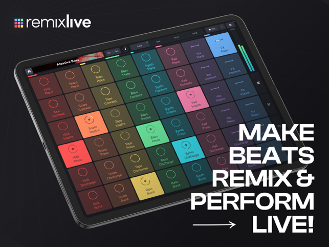 ‎Remixlive - Make Music & Beats Capture d'écran