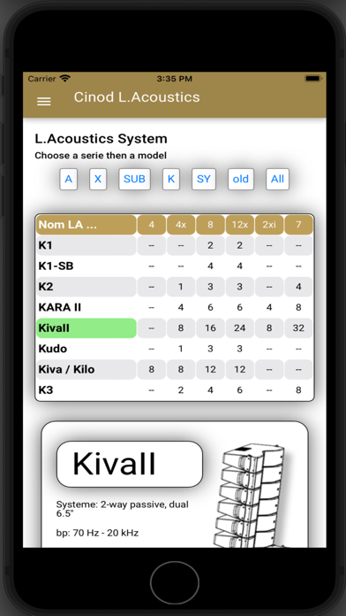 Cinod for L.Acoustics Screenshot