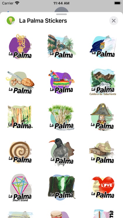 La Palma Stickers