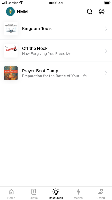 Hidden Manna Ministry Screenshot