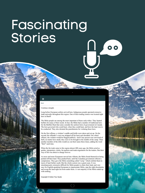 Banff National Park Audio Tour iPad screenshot 6 - Travel app