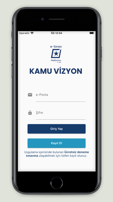 KAMUVİZYON - E-Sınav Platformu Screenshot