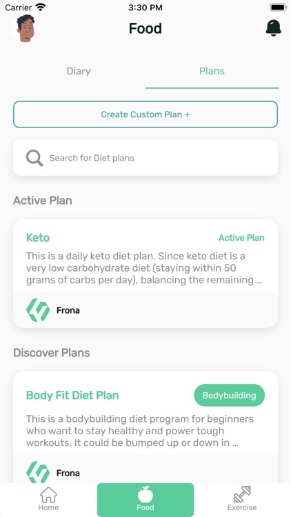 Frona: Diet & Workout screenshot-6