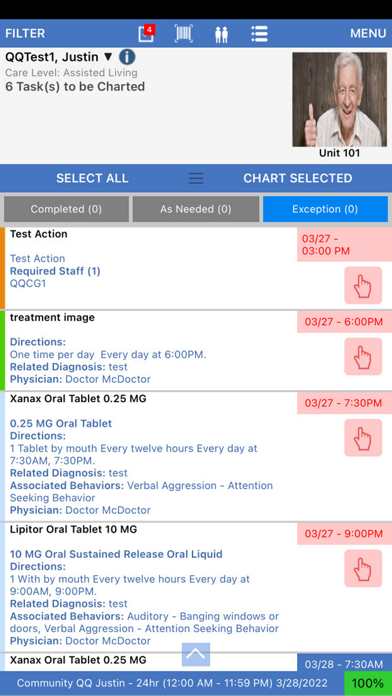 EHR Care Stream Screenshot