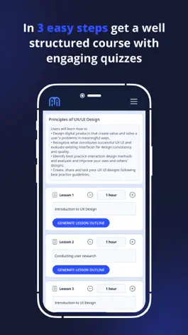 Game screenshot AICourseCreator apk