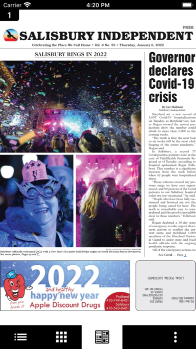 Salisbury Independent Screenshot