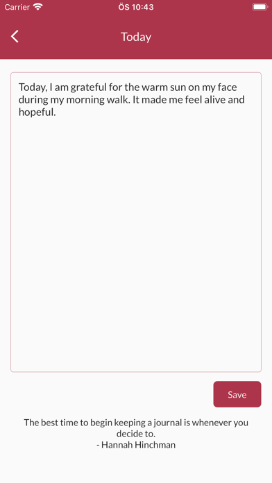 Joulie - Gratitude Journal Screenshot