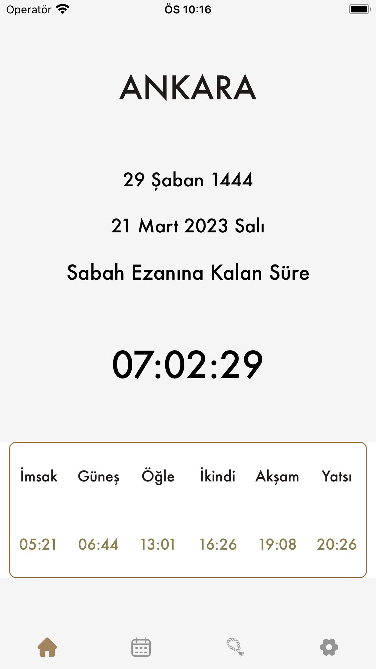 Namaz Zamanı