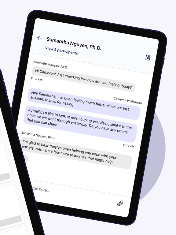 Recovery and Wellness Portal iPad screenshot 2 - Medical app