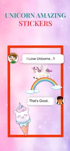 Unicorn Amazing  Stickers screenshot #5 for iPhone