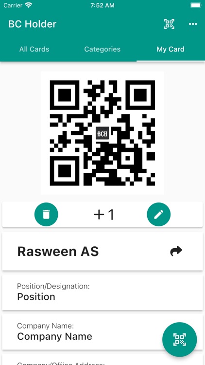 BC Holder-Business Card Holder