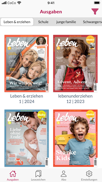 Leben & erziehen Screenshot