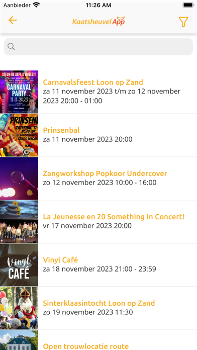 KaatsheuvelApp Screenshot