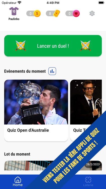 Culture Sports, Le Jeu de Quiz