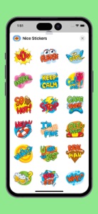 Nice Text Stickers screenshot #2 for iPhone