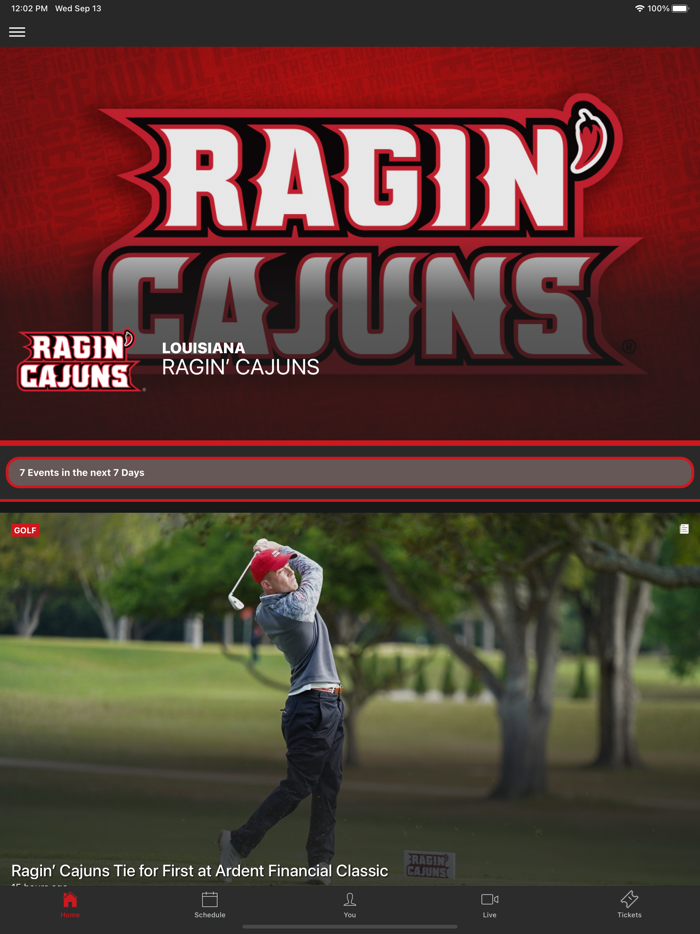 Ragin Cajuns Athletics