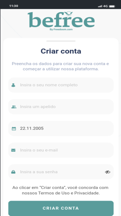 Befree Screenshot 2 - AppWisp.com Befree Screenshot 2 - AppWisp.com