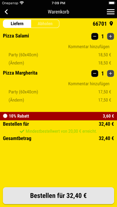 Restaurant Buon Gusto Screenshot