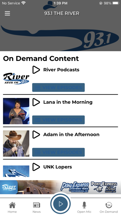 93.1 The River Screenshot