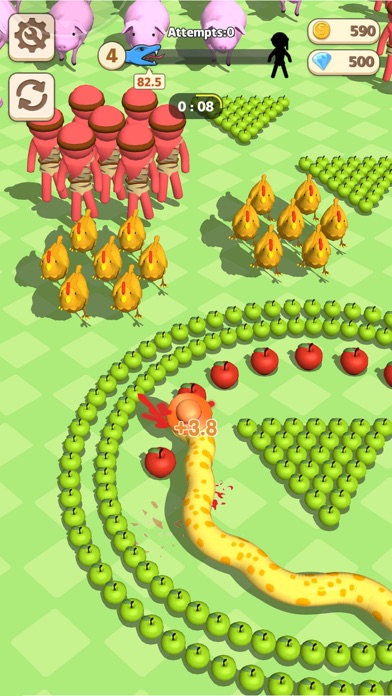 Worm Crusher - Snake Games Screenshot