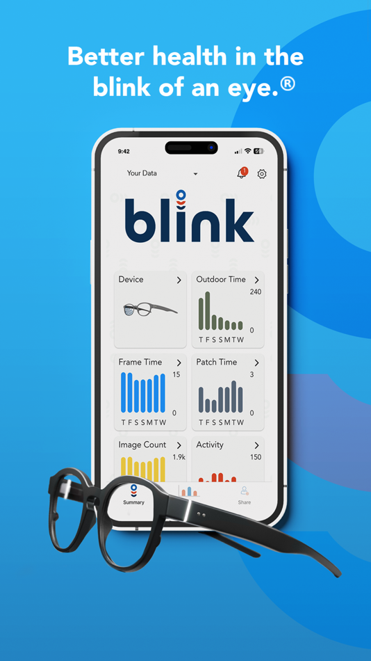 #1. Blink Frames (iOS) By: Globe Biomedical, Inc.