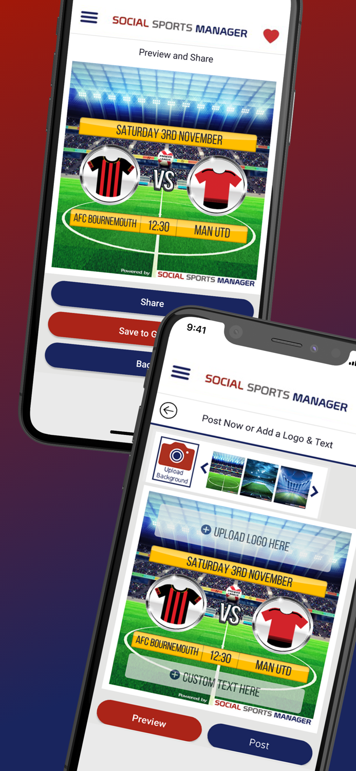 Social Sports Manager