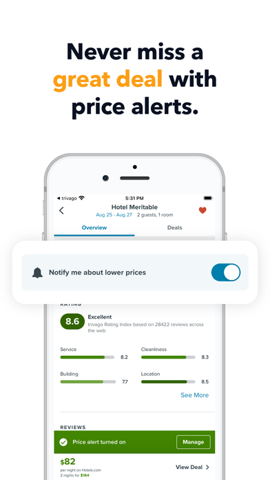 trivago: Compare hotel prices Screenshot
