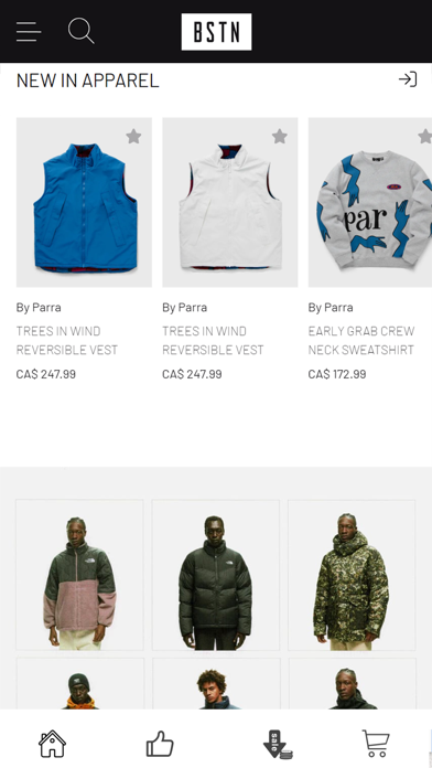 Shop BSTN Store Screenshot