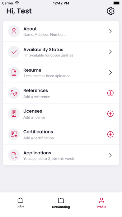 DP Professionals Screenshot