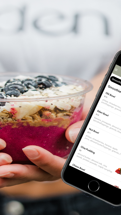 Eden Smoothies Screenshot