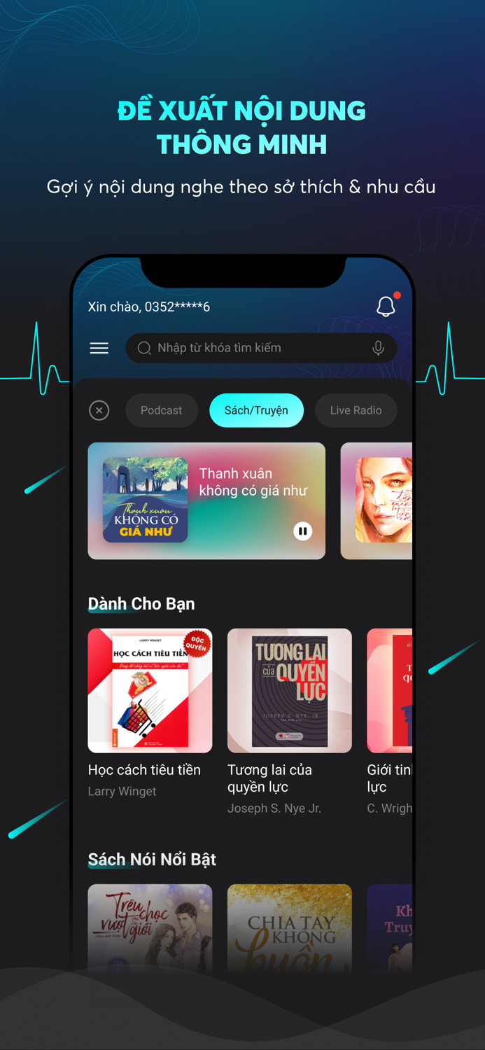 Mydio - Audiobook truyện đọc