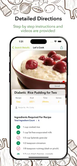 Game screenshot Diabetic Recipes: Healthy Food apk