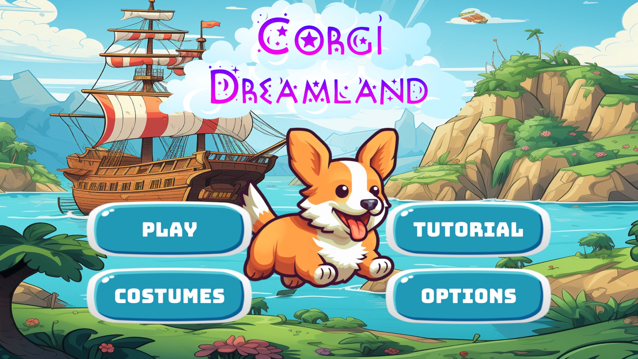 Screenshot do app Corgi Dreamland