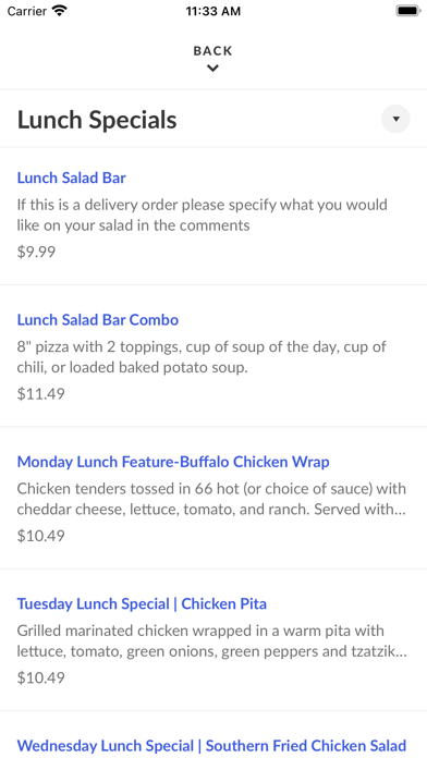 Sixty Six Grill & Tap House Screenshot