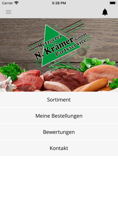 Metzgerei Krämer Screenshot