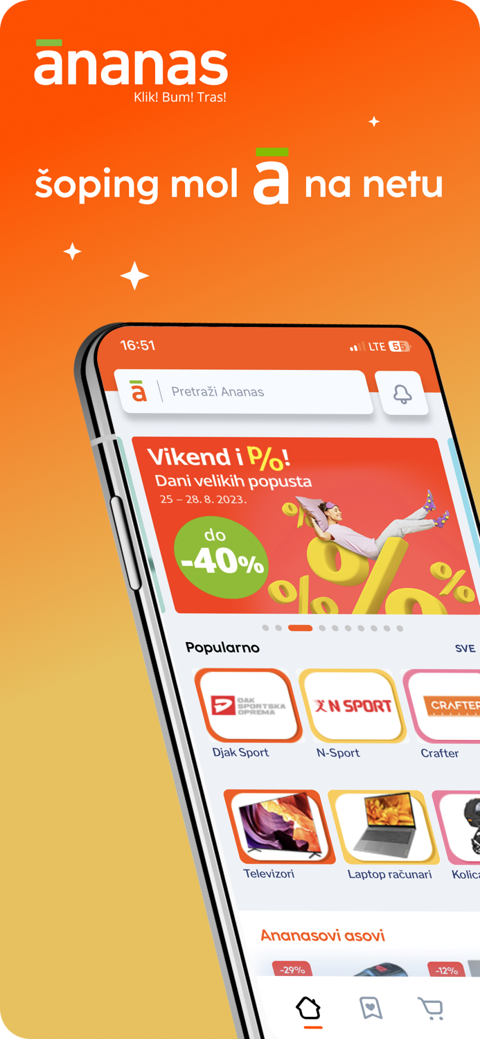 Ananas Klik Bum Tras