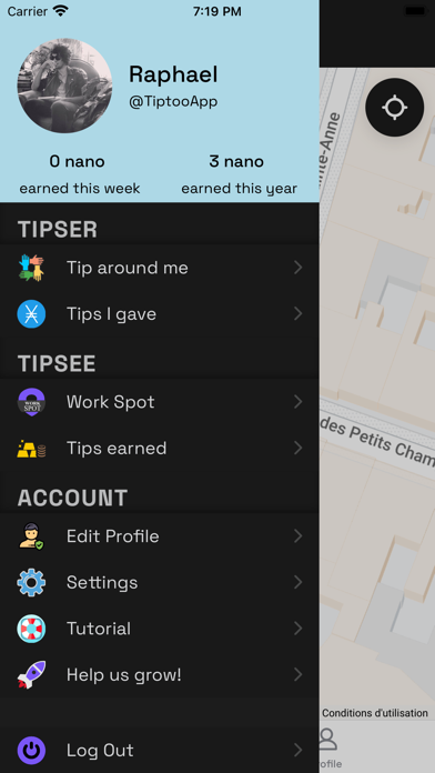 Tiptoo Screenshot