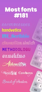 Fonts: Cool And Fancy screenshot #2 for iPhone