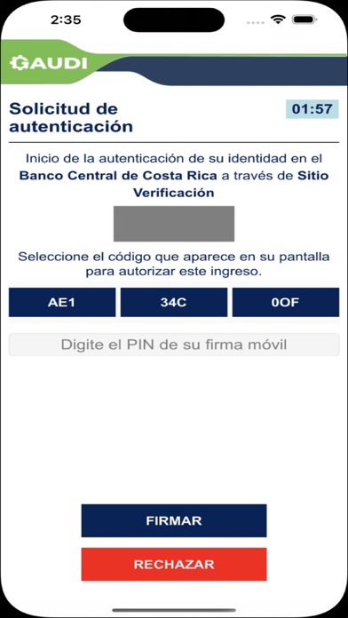 GAUDI Móvil Screenshot