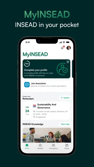 MyINSEAD screenshot 1