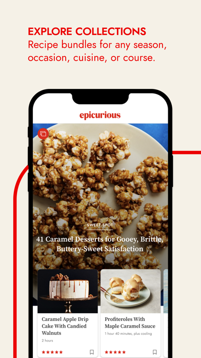 Epicurious Screenshot