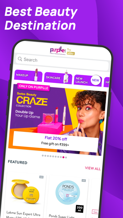 Screenshot #1 pour Purplle - Beauty Shopping App
