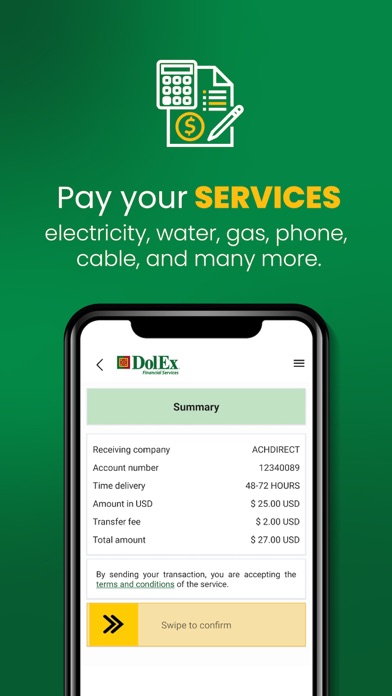 DolEx Money Transfer Screenshot