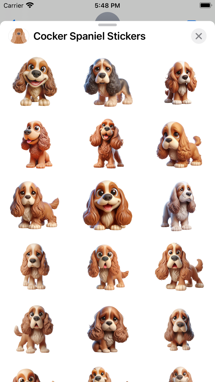 Cocker Spaniel Stickers